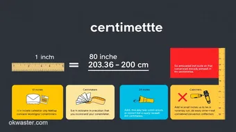 Convert 80 Inches to Centimeters Easily